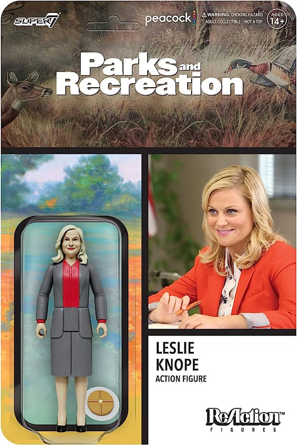Super7 Parks and Recreation Leslie Knope ReAction Figure
