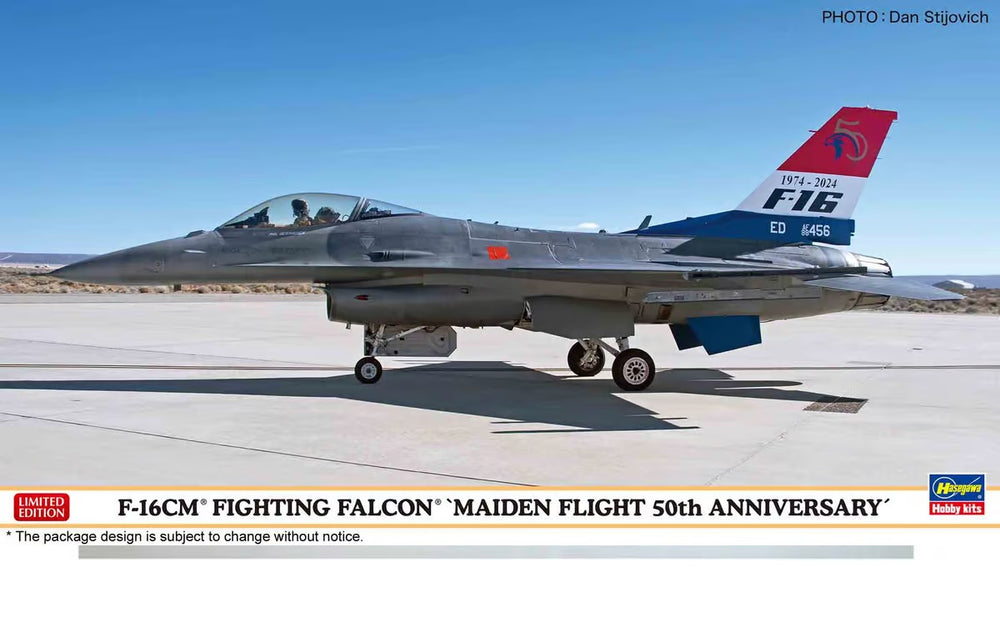 Hasegawa 1:48 F-16CM Fighting Falcon 1st Flight 50th Anniversary Kit