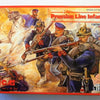 ICM 1/35 Prussian Line Infantry (1870-1871) (4 figures - officer on horse, 3 soldiers)