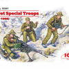 ICM 1/35 Russian Soviet Special Troops (1979-1988) (3 figures - 1 officer, 2 soldiers)