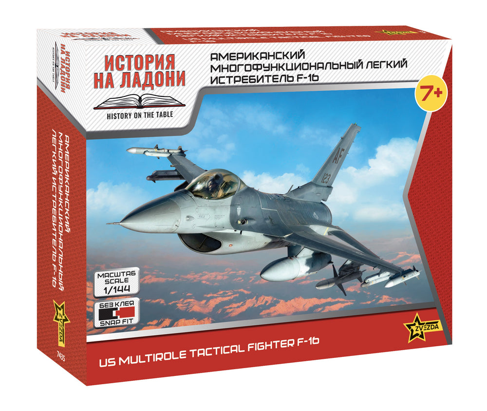 ZVEZDA 1/144 scale  ART OF TACTIC F-16 U.S. Multirole Fighter Aircraft