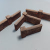 FoG models 1/35 scale Brick garden wall diorama Set #1
