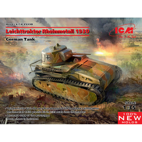 ICM 1/35 WW2 Leichttraktor Rheinmetall 1930, German Tank