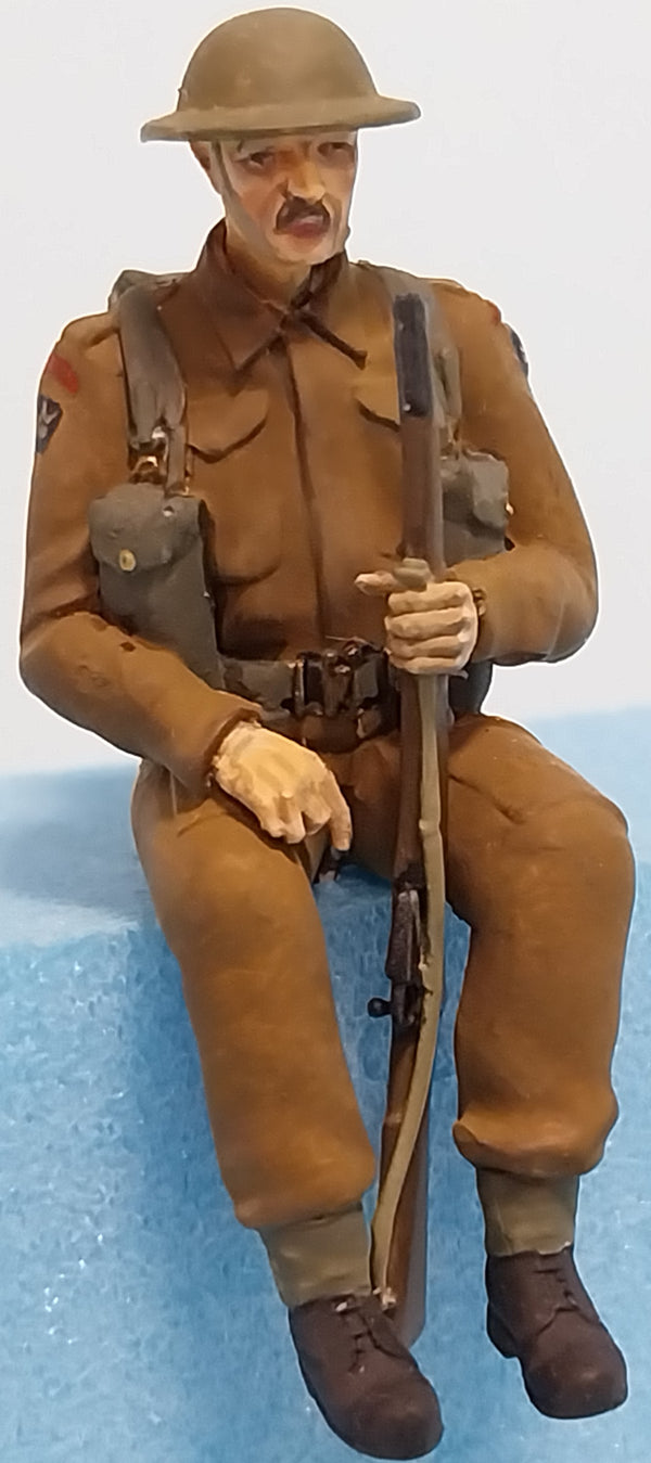 Homefront 1/35 scale WW2 British Infantry sitting #6