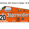 ITALERI 1/24 CARS Porsche 956 Jägermeister Racing Car