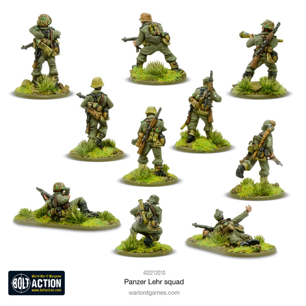 Warlord Games 28mm - Bolt Action WW2 German Panzer Lehr Squad