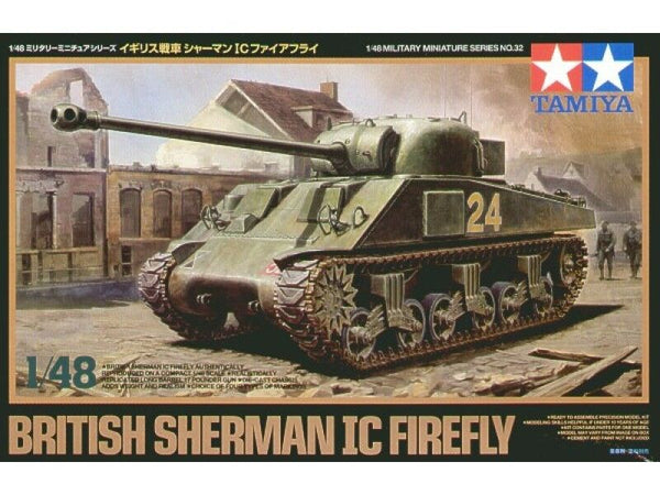 Tamiya 1/48 scale WW2 BRITISH SHERMAN IC FIREFLY tank model kit