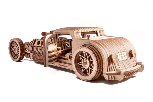 Wood Trick 3D wooden model kit Hot Rod