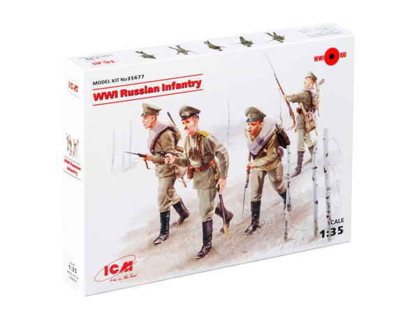 ICM 1/35 WW1  Russian Infantry (4 figures)