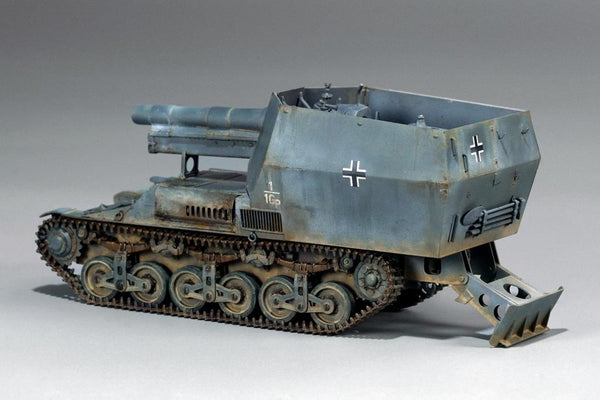 ZIMI 1/35 scale WW2 German 50 Ton Type SSy45 railway Flatcar with 2 x Sd.Kfz. 135/1 - 3 in 1 Kit