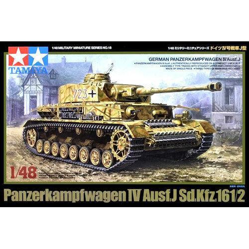Tamiya 1/48 scale WW2 German PANZERKAMPFWAGON IV Ausf.J tank model kit