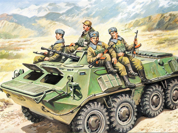 ICM 1/35 Soviet Cold War Armored Carrier Riders (1979-1991), (4 figures)
