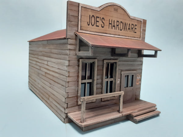 1/35 scale laser cut building Wild West Hardware Store