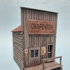 1/35 scale laser cut building Wild West Carpenter