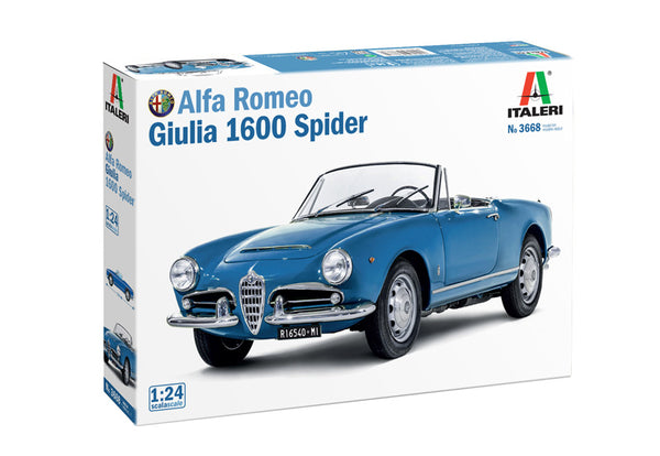 Italeri 1/24 Alfa Romeo Giulia 1600 Spider Model kit