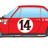 Italeri 1/24 scale Lancia Fulvia Rally car model kit