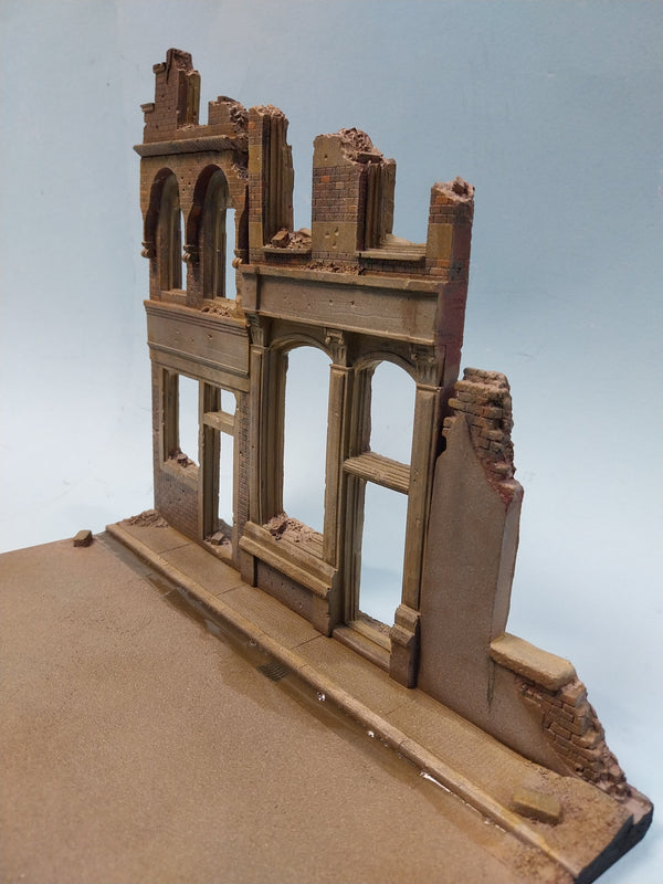 FoG Models 1/35 scale Diorama Base and buildings model kit #8 base 275mm x 215mm