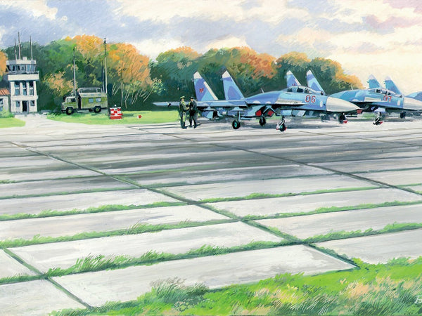 ICM 1/72 Soviet PAG-14 Airfield Plates (32 pieces) (362×216 mm)