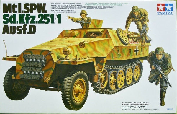 Tamiya 1/35 scale WW2 German Mtl.SPW Sd.Kfz. 251/1 Ausf.D halftrack