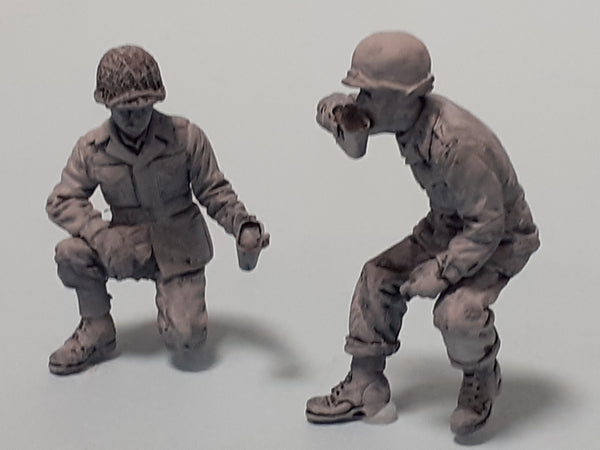 1/35 scale WW2 US GI's Chow time #2