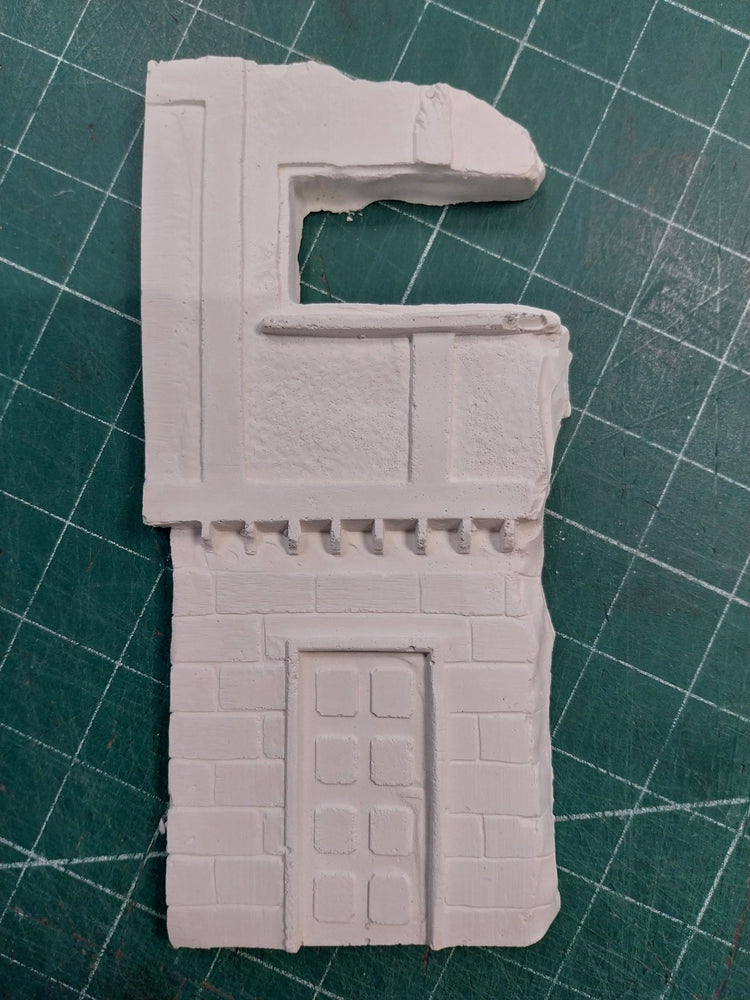 FoG Models 1/35 scale Ruined building walls #24 diorama accessory