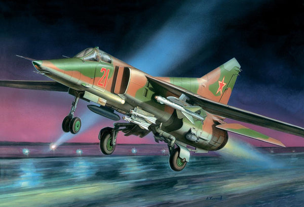 Zvezda 1/72 Scale Russian MiG-27 Soviet Fighter Bomber