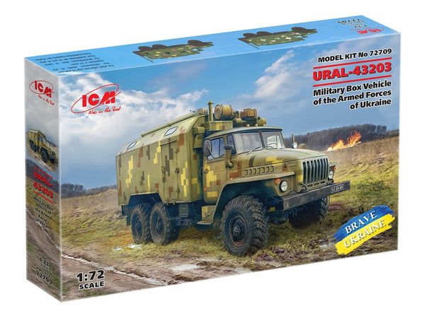 ICM 1/72 URAL-43203, Military Box Vehicle of the Armed Forces of Ukraine