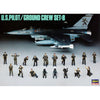 Hasegawa 1:48 U.S.Pilot and Ground Crew Set B plane model upgrade kit