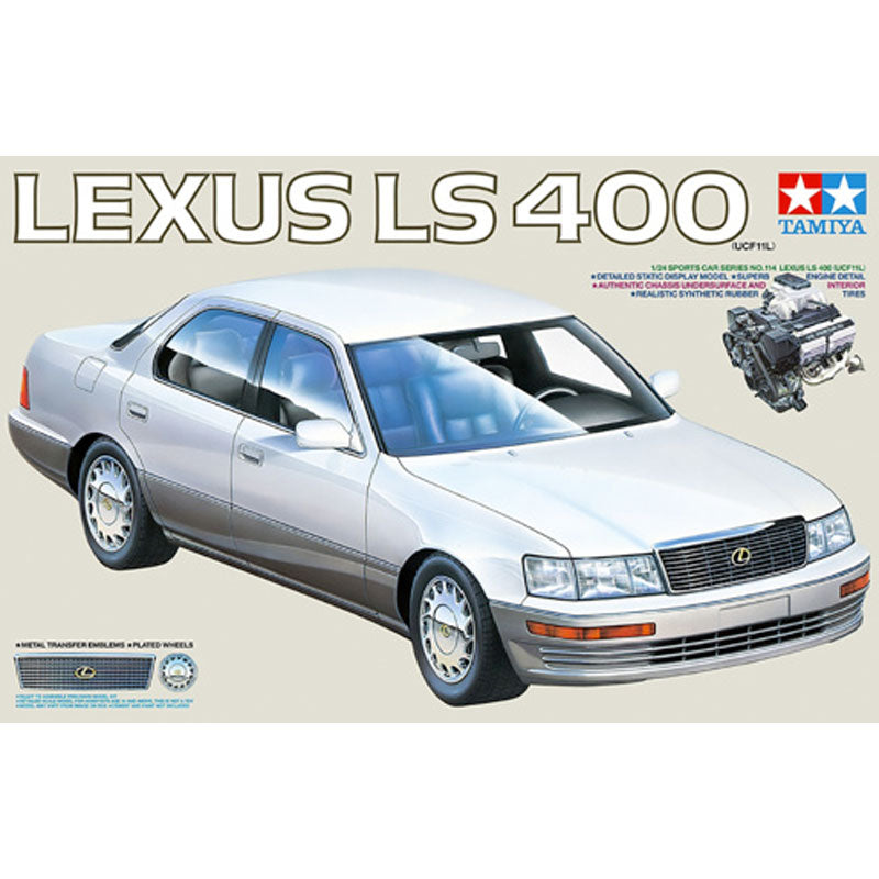 TAMIYA 1/24 Scale CARS Lexus LS 400 (UCF11L) model car kit