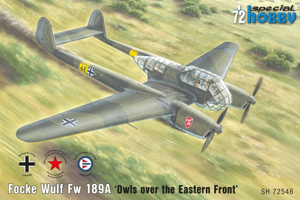 Special Hobby 1/72 Scale WW2 German Focke Wulf Fw 189A 'Owls over the Eastern Front' 1/72