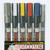 Gundam Markers -Basic 6 Colour Set
