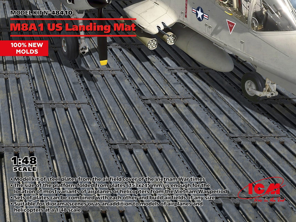 ICM 1/48 M8A1 U.S. Landing Mat (153x245 mm)