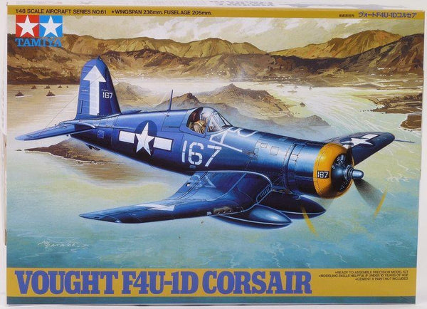 TAMIYA 1/48 scale AIRCRAFT WW2 USN VOUGHT F4U-1D CORSAIR