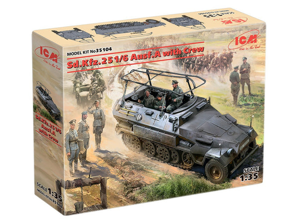 ICM 1/35 WW2 Sd.Kfz.251/6 Ausf.A with Crew