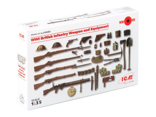 ICM 1/35 WW1 British Infantry Weapon and Equipment