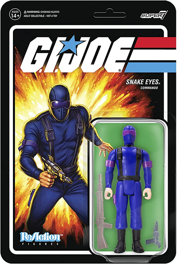Super7 G.I. JOE Snake Eyes ReAction Figure