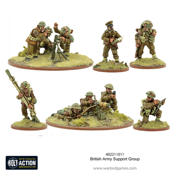 Warlord Games 28mm - Bolt Action WW2 British Army Support Group
