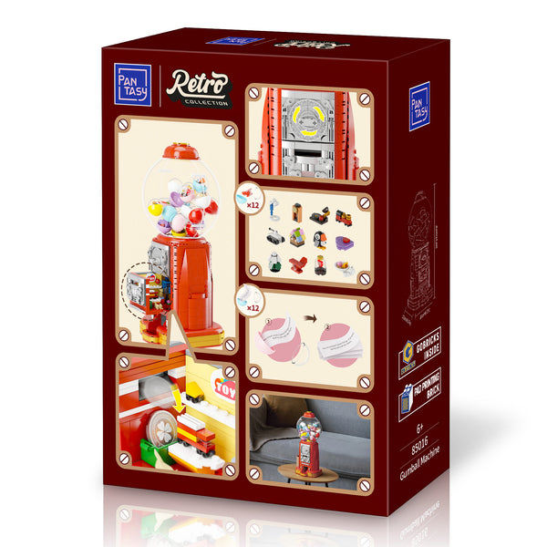 Pantasy ORIGINAL Retro Gumball Machine - 936 pcs