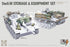 TAKOM 1/35 scale WW2 German StuG III STORAGE & EQUIPMENT SET