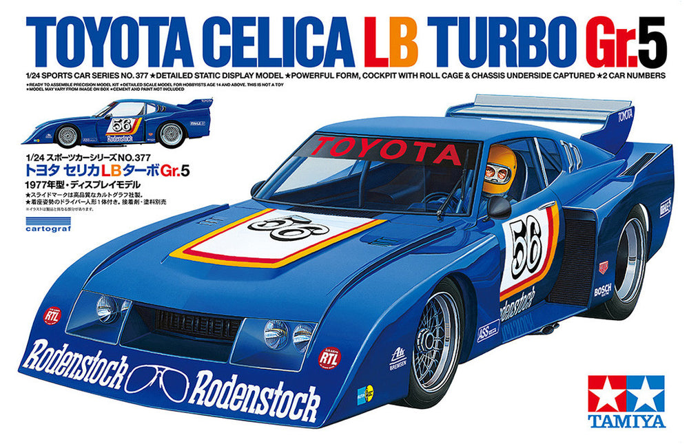 Tamiya 1/24 Scale Toyota Celica LB Turbo Gr.5 Car model kit
