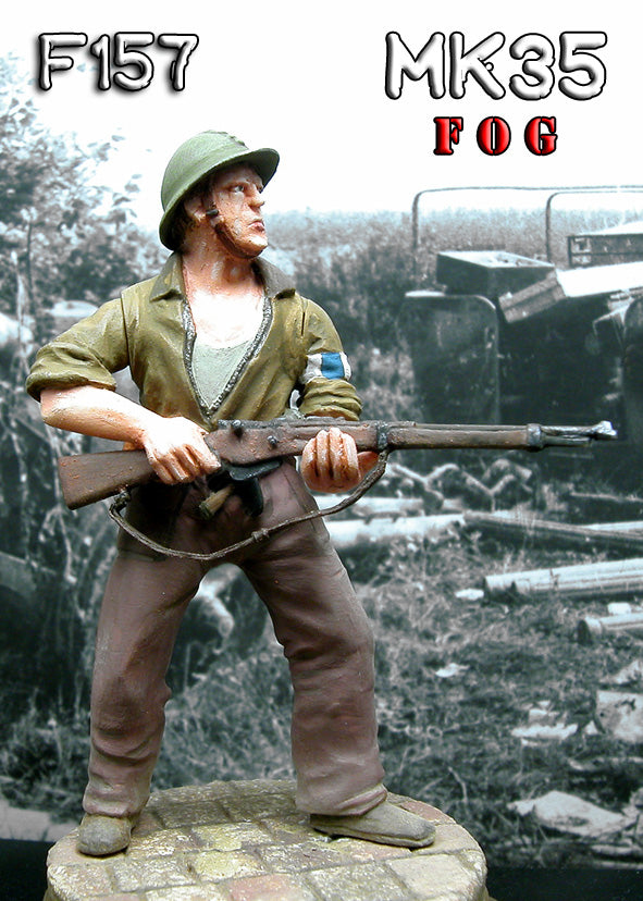 MK35 FoG models 1/35 Scale WW2 FFI French resistent with Adrian helmet Josep