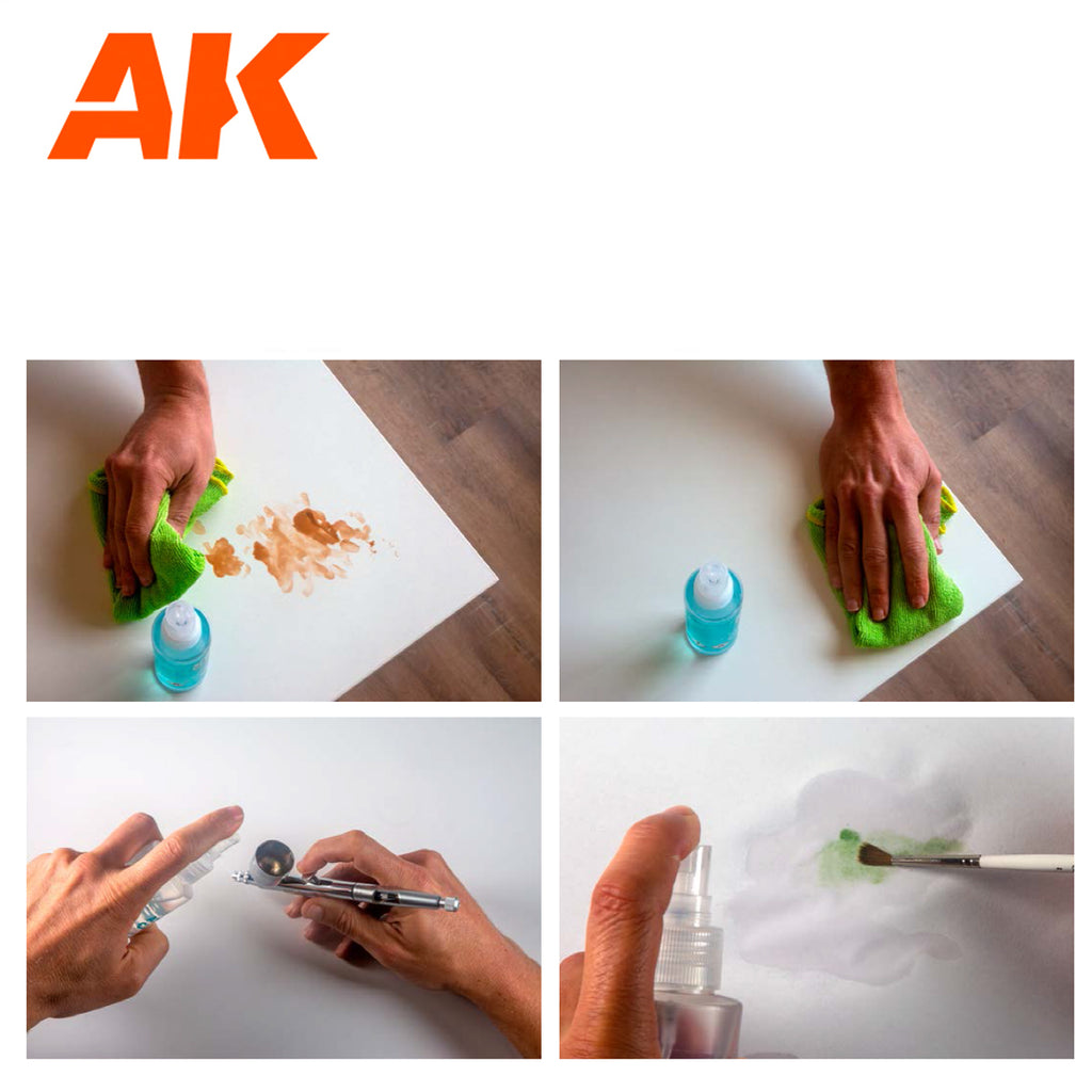 AK Interactive ATOMIZER CLEANER FOR ENAMEL 125ml | Fields of Glory Models