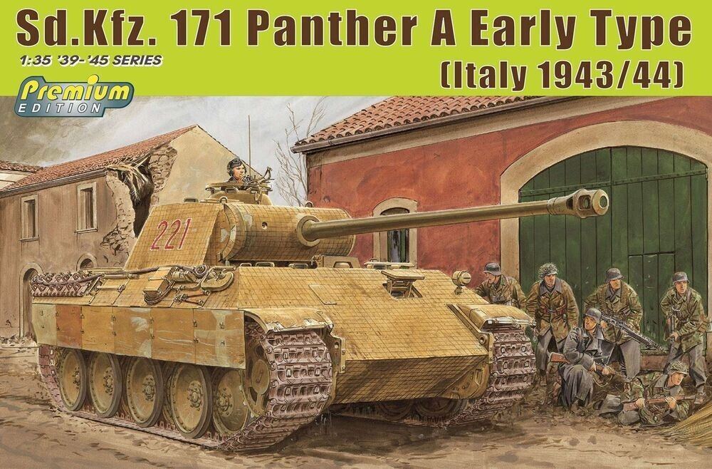 Dragon 1/35 Sd.Kfz.171 Panther A Early Production  (Italy 1943/44) (Premium Edition)