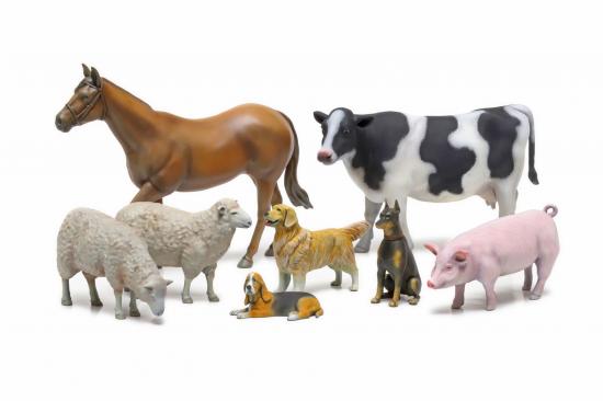 Tamiya 1/35 Livestock Set II farm animals diorama accessories