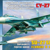 Zvezda 1/72 scale Russian Soviet SU-27SM plane model kit