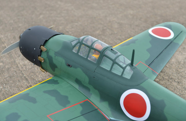 Black Horse WW2 IJN A6M Zero ARTF RC Plane model