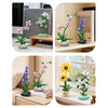 CADA CREATIVE Lavender Building Block Planter - 205 pcs