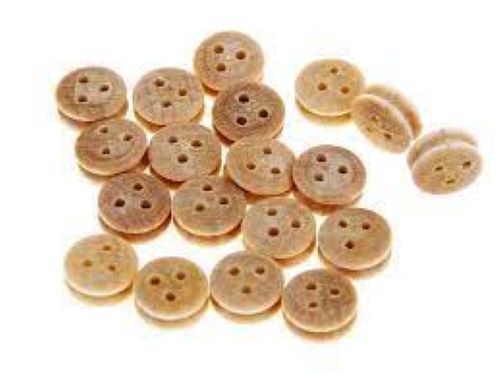 ARTESANIA ACCESSORIES 3 Hole Boxwood deadeye 2.5mm diameter. 10 pack