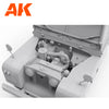 AK Interactive 1/35 scale MODEL KIT Land Rover 88 Series IIA Station Wagon