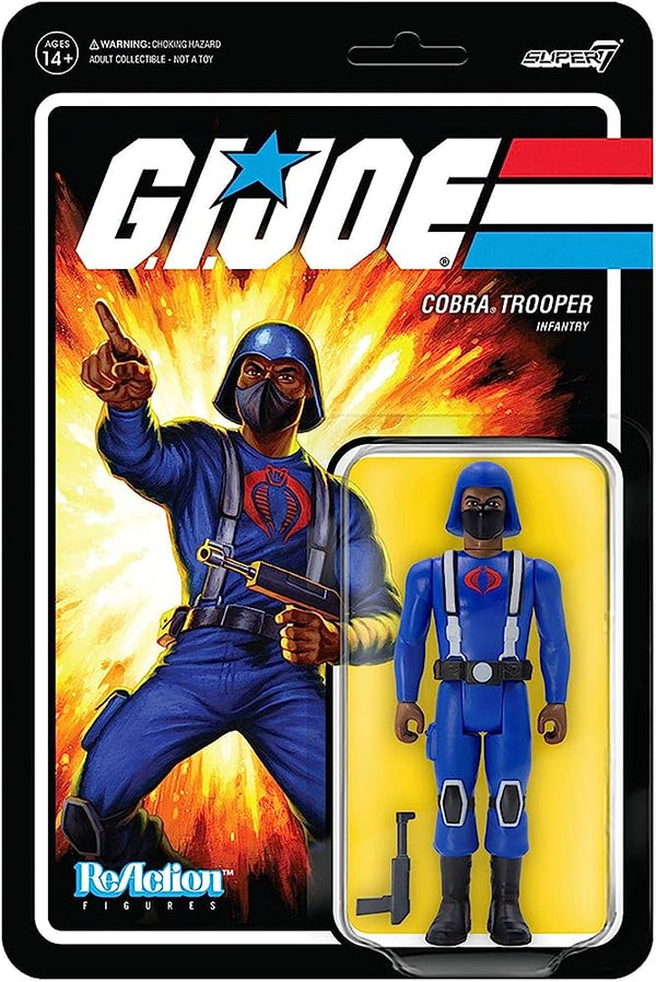 Super7 G.I. JOE Cobra Trooper H-BACK (Brown) ReAction Figure